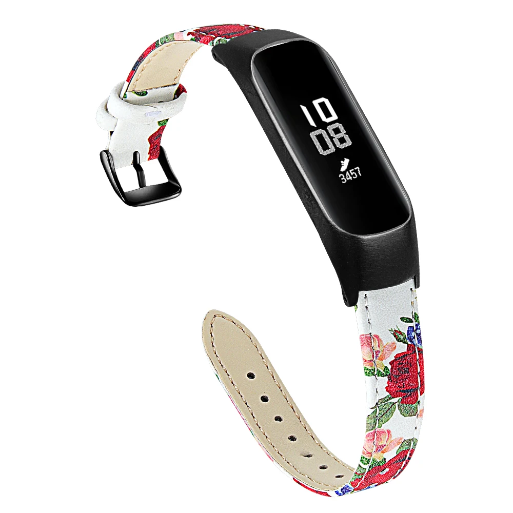 Кожаный ремешок для часов для samsung Galaxy Fit-e SM-R375 смарт-браслет часы спортивный модный сменный ремешок Correa