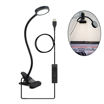

LED Table Lamp Clip on Book Light for Reading in Bed 3 Color Modes 2 Brightness Modes Clamp Light for Bed Headboard and Desk (Bl