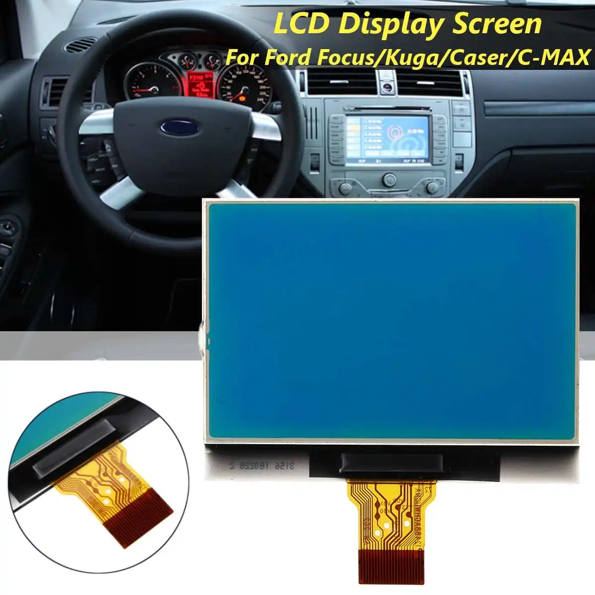 Renault Scenic 2 dash instrument panel cluster digital display repair kit