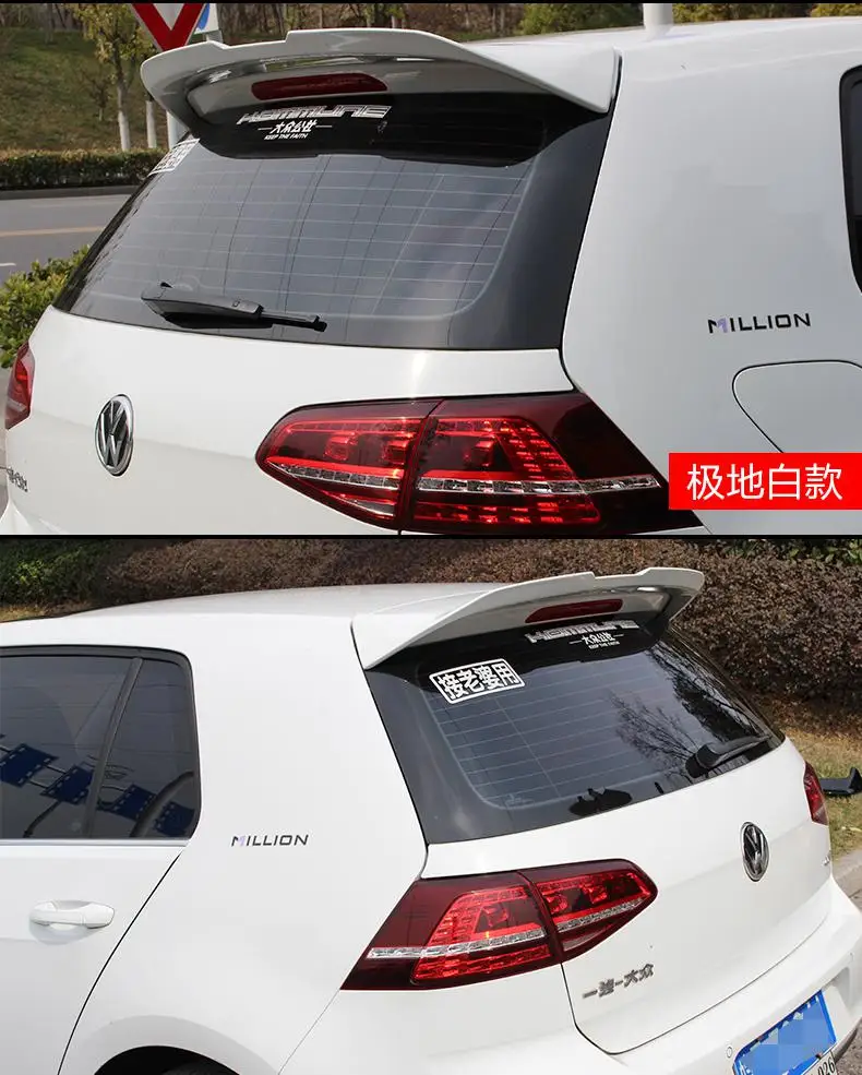 2013 до для Volkswagen VW Golf 7 MK7 спойлер заднего окна спойлер на крыше VW Golf задний спойлер для Volkswagen Golf 7 MK7