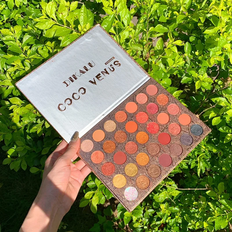 35 Colors Eyeshadow Makeup Pallete Matte Shimmery Long Lasting Silky Powder Eye Makeup Set YUF99