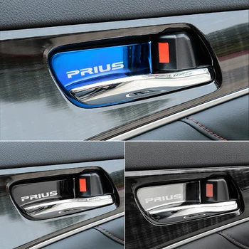 

Car Interior Door Bowl Decoration Cover Door Protection Trim Sticker for Toyota prius Accessories