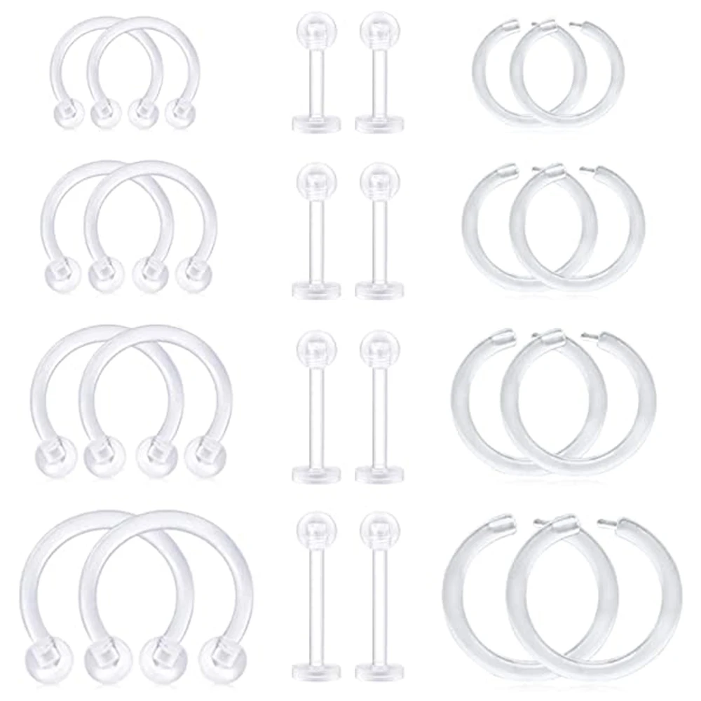 Clear Plastic Ear Piercing Retainers atelieryuwa.ciao.jp