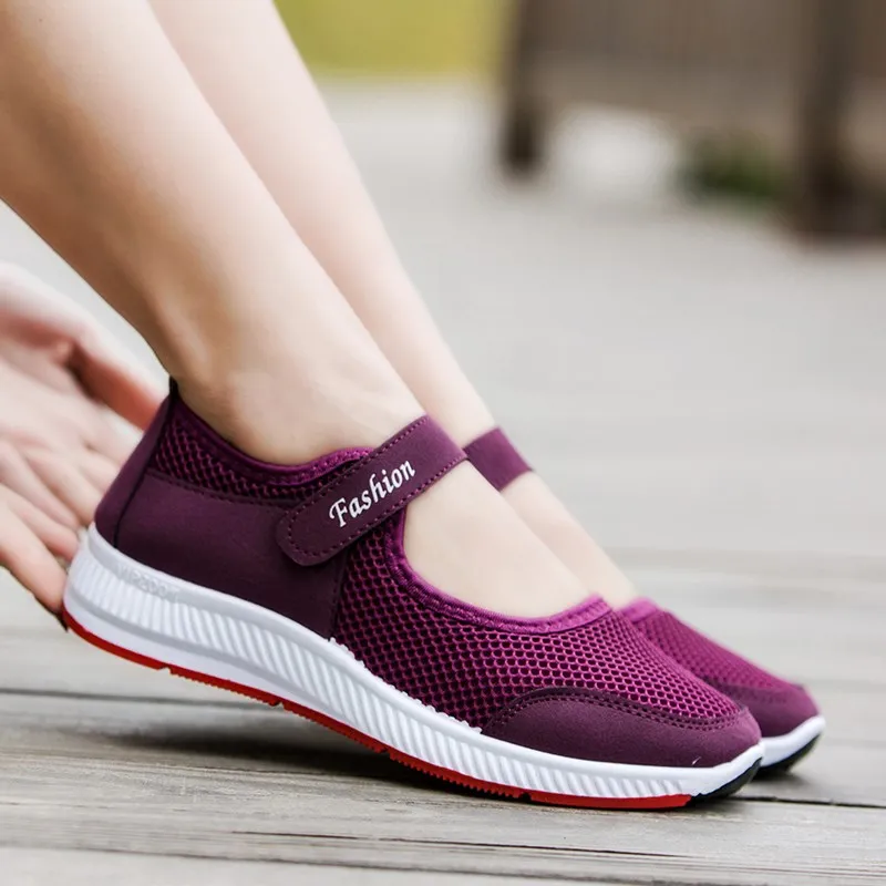 Cresfimix zapatos planos de mujer Женская мода Удобная обувь без застежки на плоской подошке
