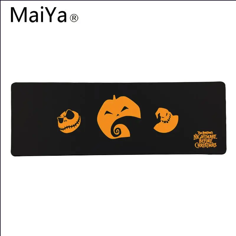Lock Edge 30x80cm Maiya высокое качество Кошмар перед Рождеством офисные мыши геймер мягкая мышь прокладка резиновая ПК Компьютерная игровая мышь коврик - Цвет: Lock Edge 30x80cm