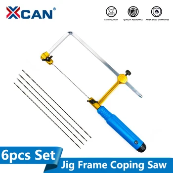 

XCAN Adjustable Mini Saw U Type Mini Saw Saw Bow for Jewelry DIY Tools Woodwork Craft Tools Hand Tools Set Saw Blade