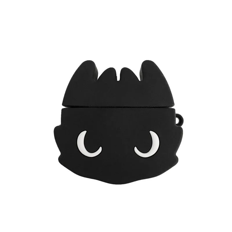 

Cartoon Film How to Train Your Dragon Keychain Headphone Cases For Apple Airpods 2 Silicone Case Protector Covers Keyring