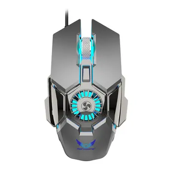 

New Professional Gaming Mouse Mechanical Wired Silent Mouse 3200Dpi 7 Button Backlit Computer Mouse Support Macro Definition