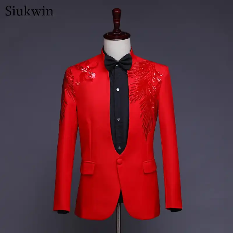 Sale > mens red blazer > in stock