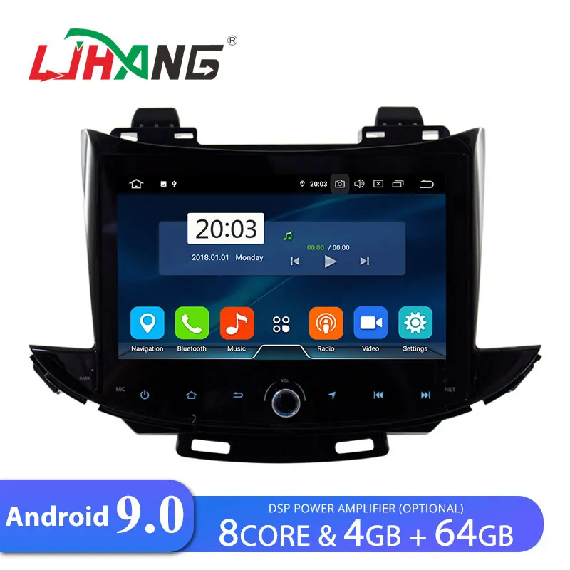 LJHANG автомобильный dvd-плеер Android 9,0 Для CHEVROLET TRAX gps Navi 1 Din автомобильный радио мультимедиа wifi стерео головное устройство аудио оперативная память 4 Гб