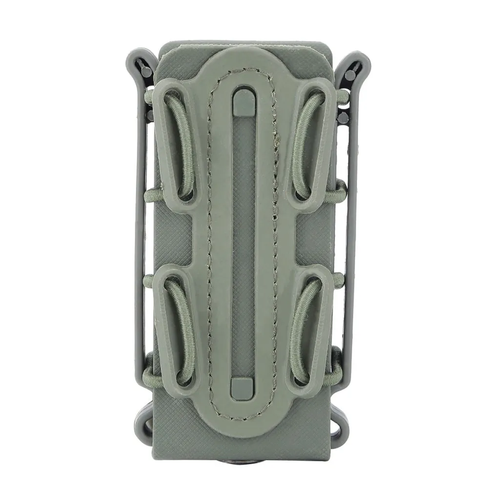 Green Molle Тактический Подсумок мягкий корпус военный подсумок страйкбол Пейнтбол 9 мм кобура для пули открытый принадлежности для охоты - Цвет: Green