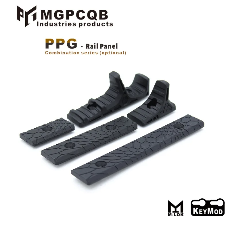 Комплект аксессуаров MGPCQB Keymod M-Lok для панели направляющих страйкбола охотничьего
