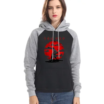 

Naruto Print Women Hoodies Winter Japanese Anime Raglan Hooded Sweatshirts Fleece New Come Casual Female Outerwear Pullover