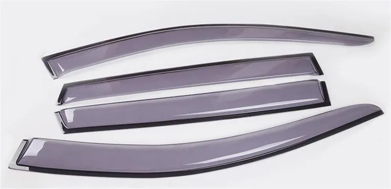 CEYUSOT 4 шт. для Volvo XC40 оконный козырек 19 20 оконные боковины Защита от солнца защита от дождя внешний корпус украшения Аксессуары - Цвет: 4 pcs