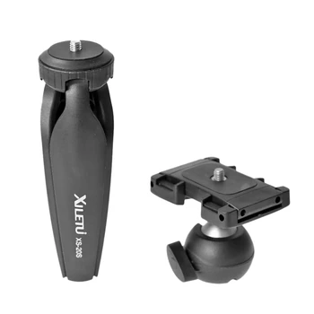

XILETU Mini Tripod Table Top Stand Phone Mount Compact Travel Tripod for Camera Iphone 8 Plus x XR XS Max 11 Pro Huawei