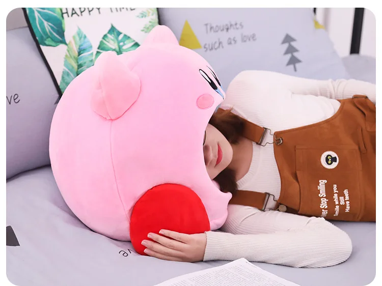 Мультфильм милый креативный розовый медведь Nap головная повязка подушка мультфильм плюшевые игрушки детский праздник beking