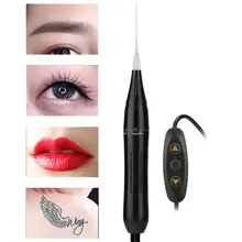 Роторная татуировочная машина электрическая микроблейдинг Полуперманентная татуировка бровей для тела ручка Liner Shader Machine Tool US Plug 100-240V