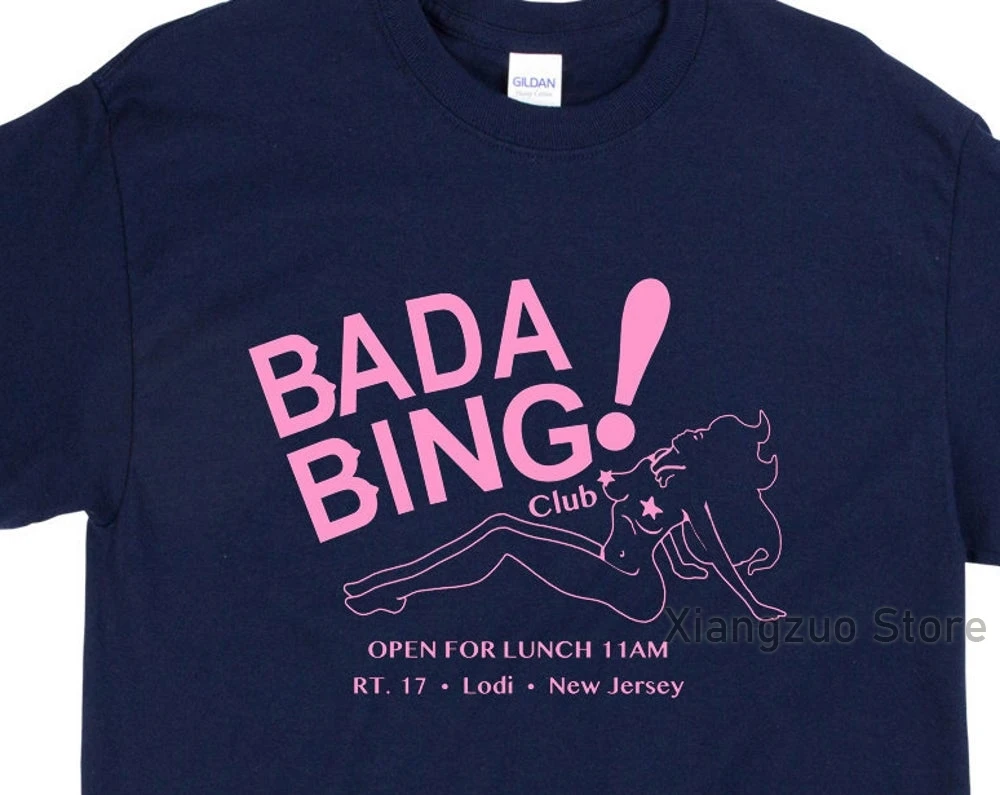 The Sopranos Inspired Bada Bing T-shirt Classic Iconic Retro TV Show Mafia  Gangster Tee Shirts