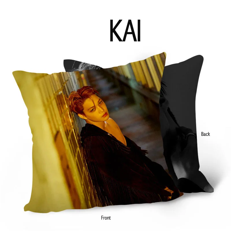 Kpop SuperM Jopping Double Sides Pillow Case Pillow Soft Chair Cushion KAI LUCAS TAEMIN TAEYONG BAEKHYUN TEN MARK