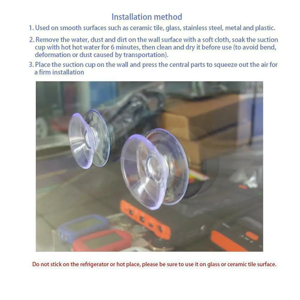 5 10 pcs 20mm 30mm 35mm 50mm Width Double Sided Suction Cup Sucker Pads for Glass Plastic
