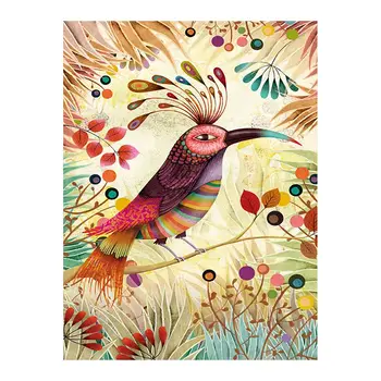

Bird in colorful grass Diamond Painting Round Full Drill Cartoon Animal Nouveaute DIY Mosaic Embroidery 5D Cross Stitch gifts