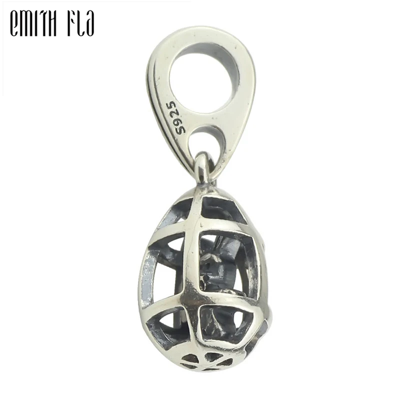 

Rabbit in a Cage Silver Charm Beads Fit For European Charm Bracelet Jewelry Making DIY Jewelry Findings Handmade Bead Charms