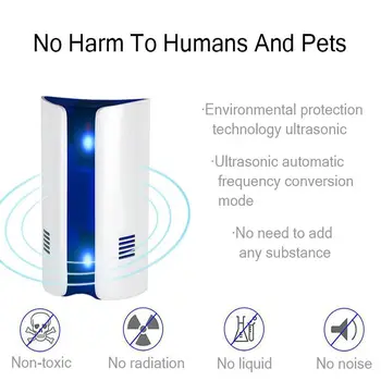 

Hot Ultrasonic Electromagnetic Wave Mosquito Killer Plug-in Mosquito Repellent Low-light Wave Rat Repelling Artifact