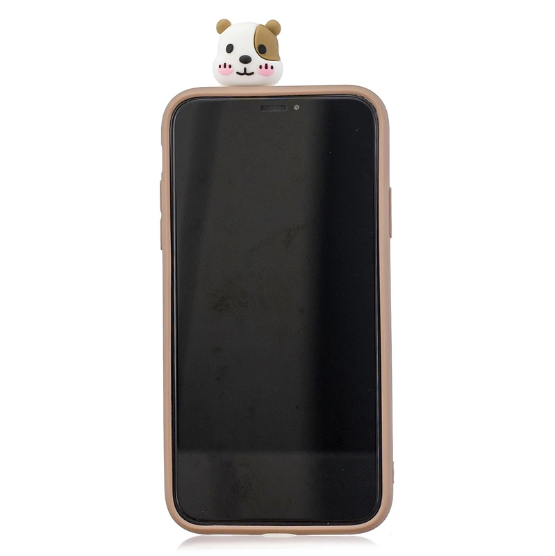 Чехол для iPhone 11, силиконовый, милый, 3D, кот, панда, ТПУ, мягкая задняя крышка, чехол для iPhone 6, 6 S, 7, 8 Plus, 11 Pro, XS Max, XR, X, 5S, 5, SE, чехол