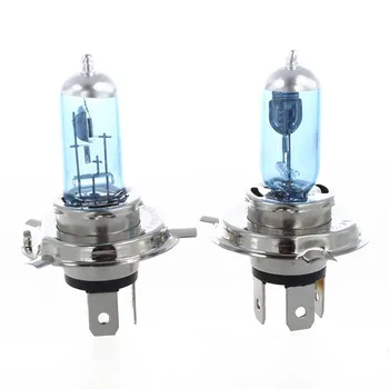 

2 x H4 SUPER WHITE HEADLIGHT Bulbs Bulb Head Light
