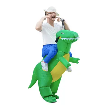 

Christmas gift Dinosaur inflatable costume for girls boys kids Blow up Halloween