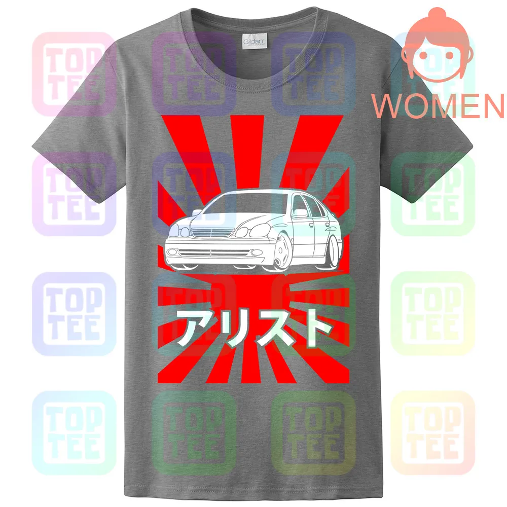 GT-shirt Toyota Aristo JZS161 футболка - Цвет: Women Grey