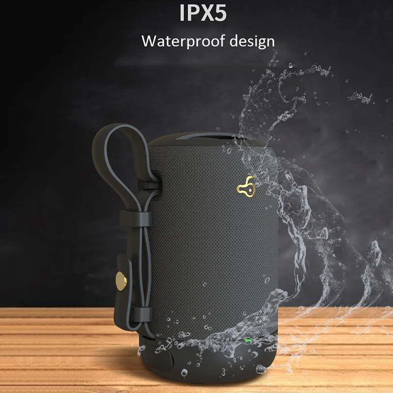 HIFI V5.0 Bluetooth динамик 3D стерео TWS портативный беспроводной водонепроницаемый динамик Громкая связь с микрофоном TF карта FM мини сабвуфер