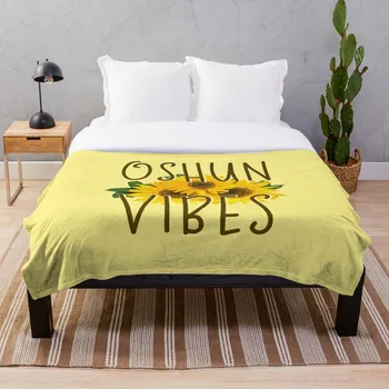 

Oshun Vibes Orishas Goddess Oxum Ifa Yoruba Throw Blanket Soft Sherpa Blanket Bed Sheet Single Knee Blanket Office Nap Blanket