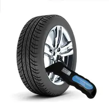 ЖК-дисплей цифровой автомобильный шиномонтажный манометр барометры тестер для автомобиля Грузовой автомобиль, мотоцикл, велосипед