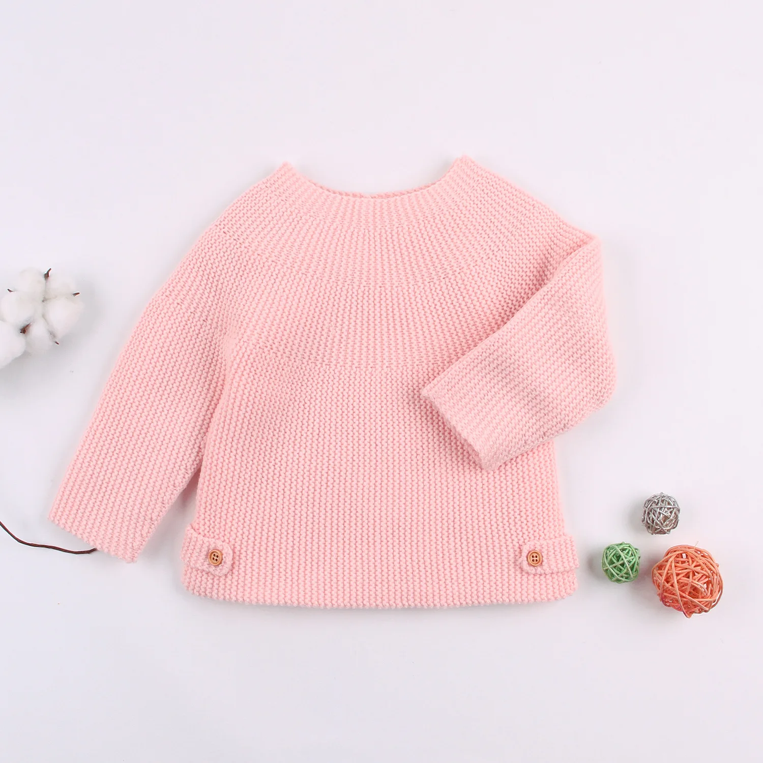 

Baby Girl Sweater Heart Print Christmas Newborn Baby Sweater Cotton Woolen Boy Girls Cardigan Kids Toddler Sweaters For Girl