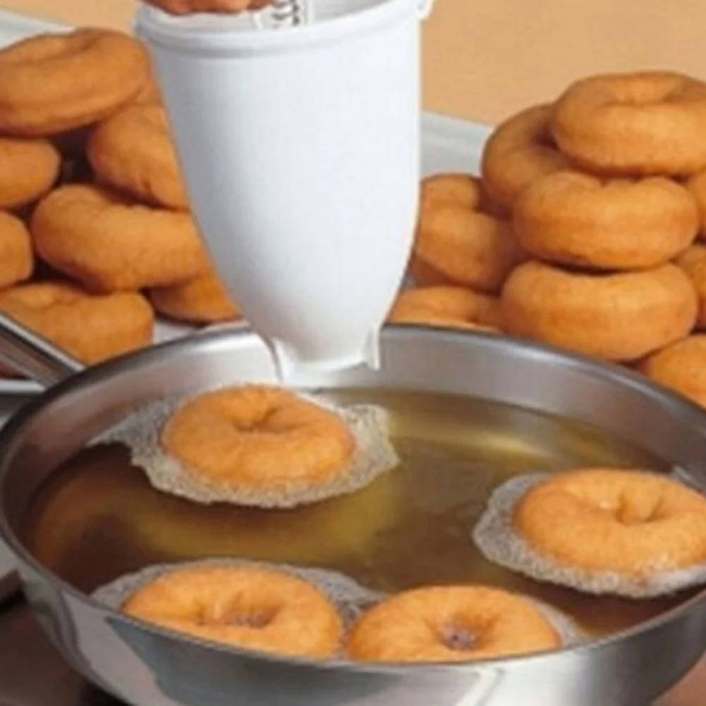 Doughnut Batter Pancakes Waffles Biscuits Crepes Maker Kitchen DIY Pastry Mold Tool Gwill Donut Maker Dispenser