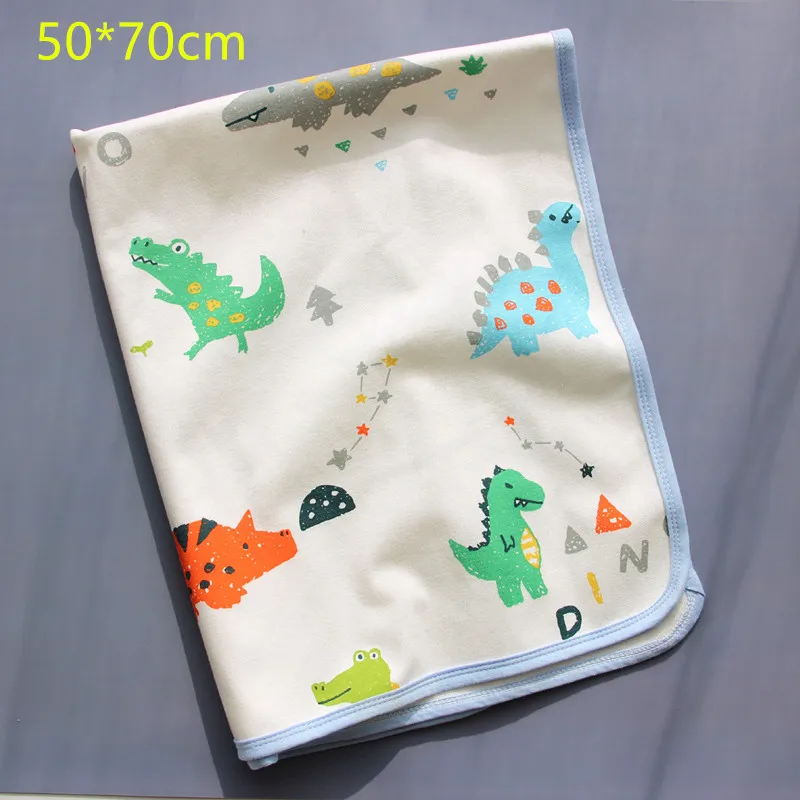 50x70cm Водонепроницаемый коврик для мочи, хлопок, мягкий подгузник, сменный коврик, простыни для сна, переносные пеленальные столы, бамбуковые простыни - Цвет: 50x70cm