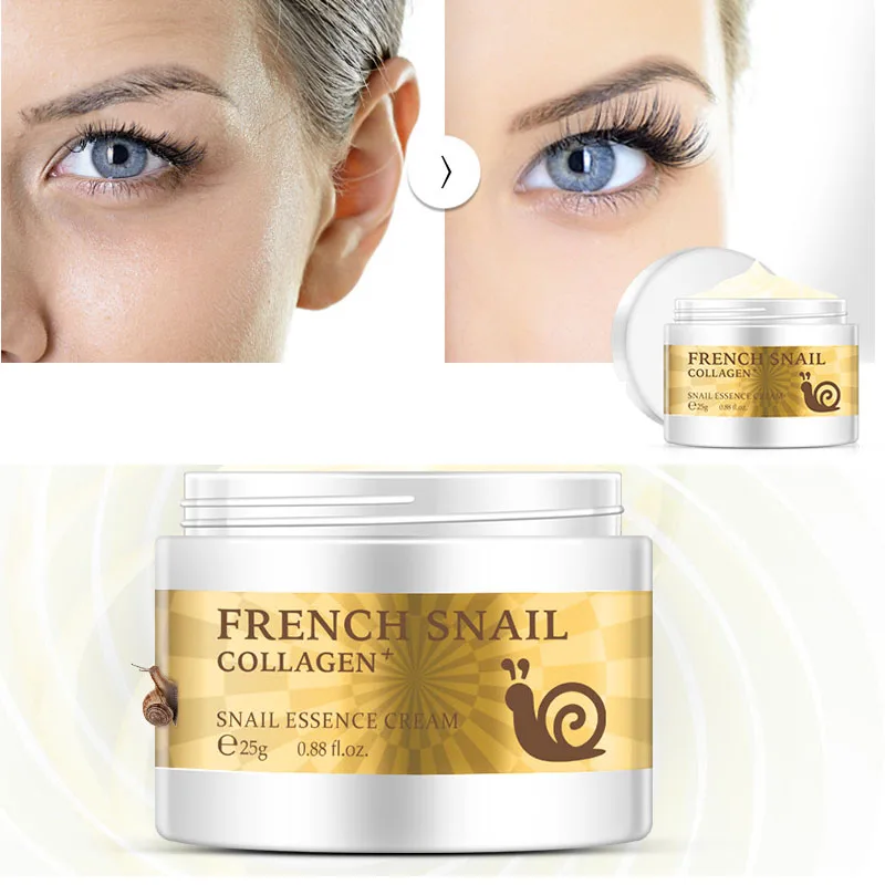 

Snail Face Cream Collagen Anti-Wrinkle Whitening Facial Cream Hyaluronic Acid Moisturizing Anti-aging Nourishing Serum Skin Care