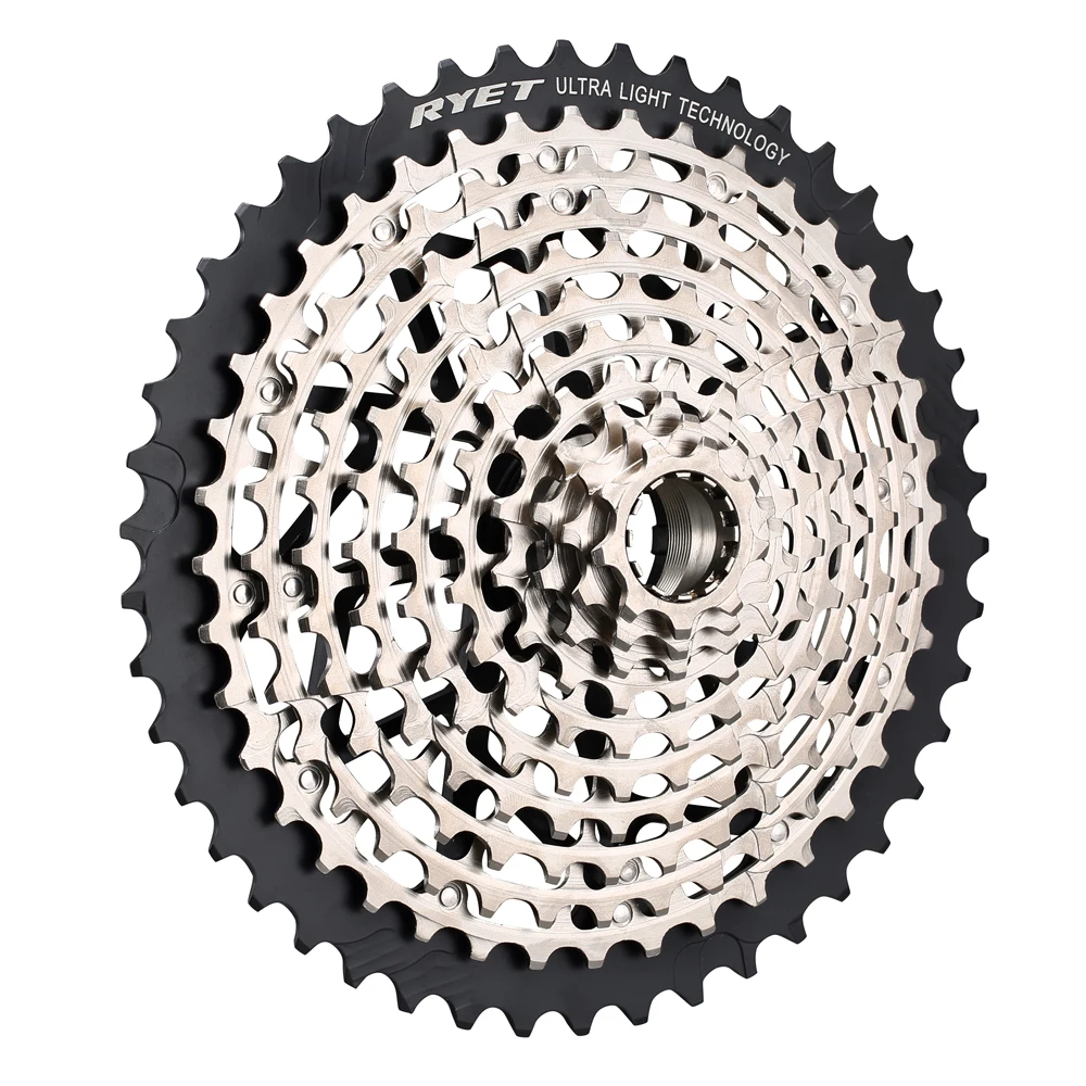 

RYET ULT 11 Speed 9-46T Cassette MTB XD Cassette Ultralight 355g Steel Durable Ultimate 11s Sprocket 9-46 k7 9 to 46