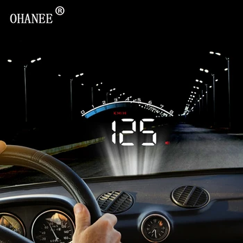

OHANEE car Speed Projector Windshield head up display M6S car gadgets Automobile obd2 HUD Rise Monitor OBD 2 Driving Computer