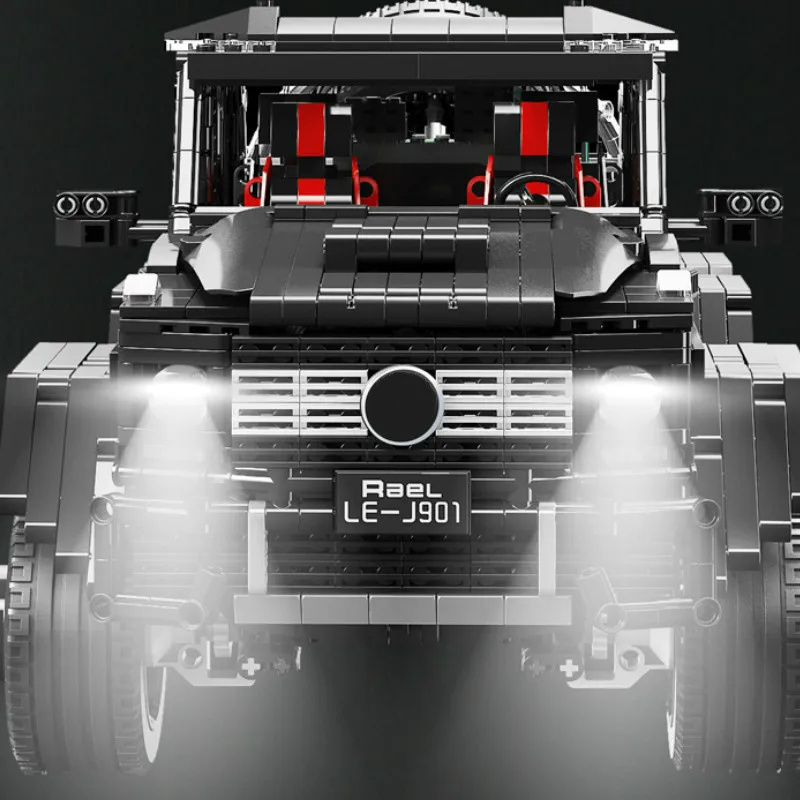 LE-J901, 3300 шт., серия техник, совместимая с MOC 2425 G63AMG 6X6 LAND CRUISER, набор, модель, строительные блоки, кирпичи, детские машинки, игрушки