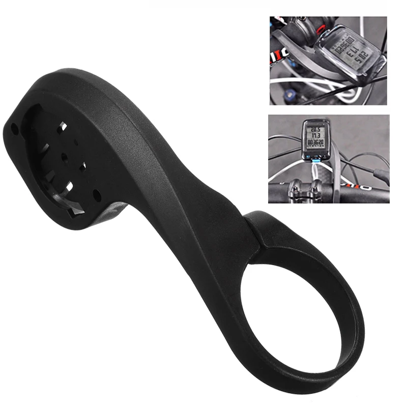 1Pcs Black Bicycle Computer Extension Bracket Bike Handlebar Extension Computer Mount GPS Bracket Holder Plastic For Garmin Edge