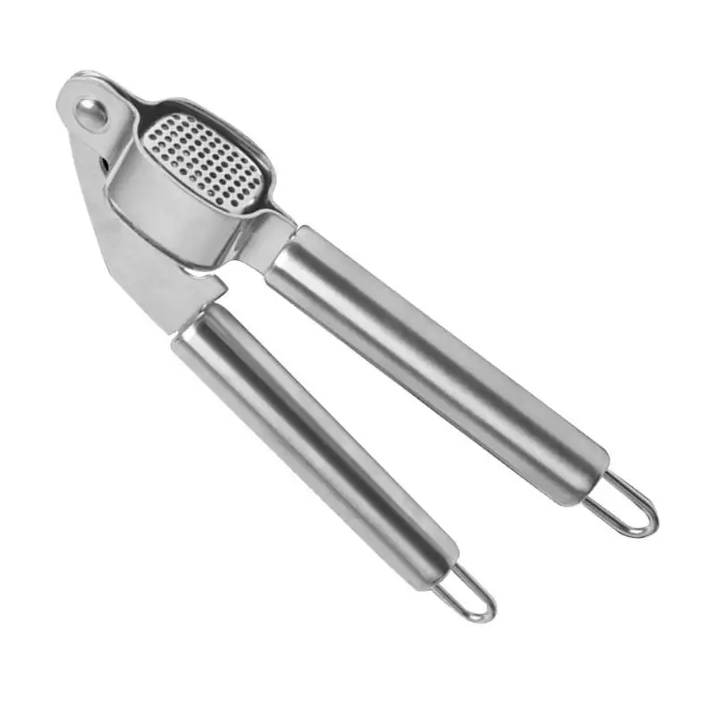 Garlic Press Crusher Fruits Green Easy to Clean Corrosion-Resistant Rust-Free Handle Portable Durable Kitchen Squeezer Tools