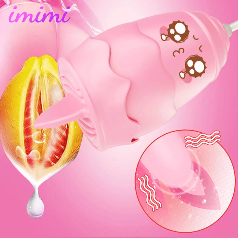 Лижущий вибратор для орального клитора сосание сосков Стимулятор лижущий массаж