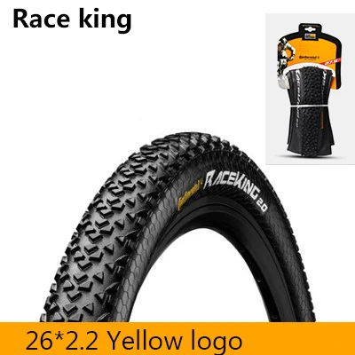 26x2.2 yellow Континентальная 26 27,5 29 2,0 2,2 MTB шина гоночный король велосипедная шина анти прокол 180TPI Складная Шина горный велосипед шины X-King - Цвет: 26x2.2 yellow