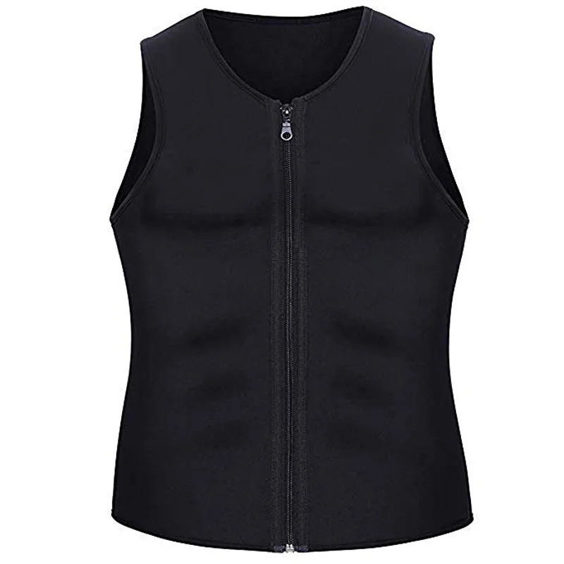 

2019 New Style Men's Casual Vest Men's Half-Placket Seemless Vest Men Fitness Zipper Vest