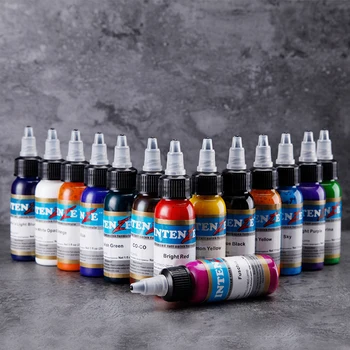 

14pcs/set Tattoo Inks Colors 30ml 1OZ Tattoo Pigment Inks Set 14 Colors for Body Tattoo Art Kit Each Colors