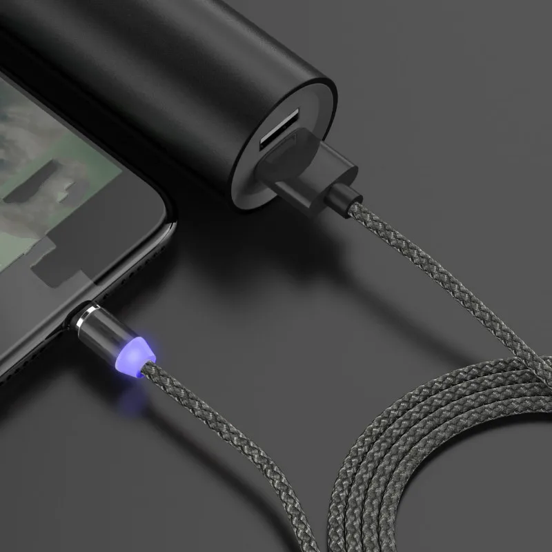 1 м 3 в 1 магнитное зарядное устройство USB кабель для передачи данных USB C Тип C Micro USB 8 Pin для Iphone 8 samsung Note 9 Быстрая зарядка 2 в 1 Кабели