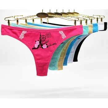 

3pcs/lot Sexy Cotton Crotch Low-Rise Transparent Waist Panties Size M L XL Comfortable Breathable Underware 87370