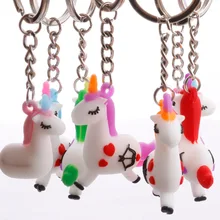 От производителя брелок для ключей с единорогом мультяшная кукла мягкий шелк мой маленький школьный кулон Детская кукла